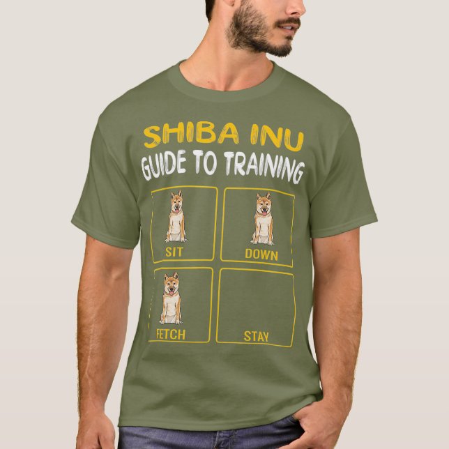 Shiba Inu Guide To Training Dog Obedience T-Shirt (Front)