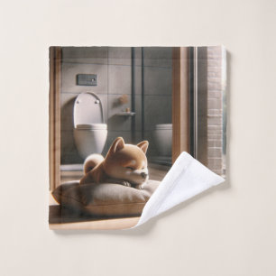 Shiba Inu Hand towel