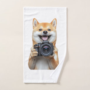 Shiba Inu Hand Towel