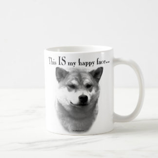 Shiba Inu Happy Face Coffee Mug