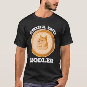 Shiba Inu Hodler Crypto Token Coin Cryptocurrency T-Shirt