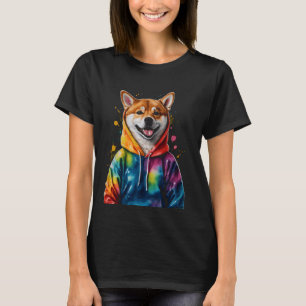 Shiba Inu Hoodie Dog Funny Animal Art Print Graphi T-Shirt