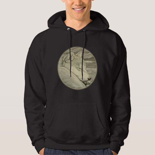 Shiba Inu Hoodie Hooded Dog Lover Sweatshirts (Front)