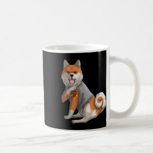 Shiba Inu I Love Mum Tattoo Dog Shirt Funny Mother Coffee Mug