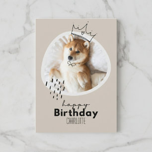 Shiba Inu Inspired Birthday Card