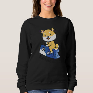 Shiba Inu Japanese Koi Fish Koinobori Flag Carp St Sweatshirt