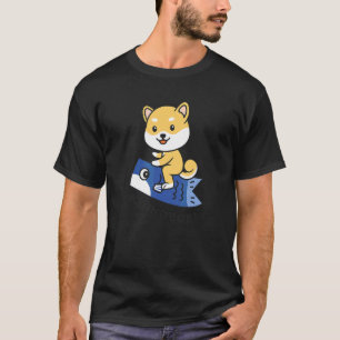Shiba Inu Japanese Koi Fish Koinobori Flag Carp St T-Shirt