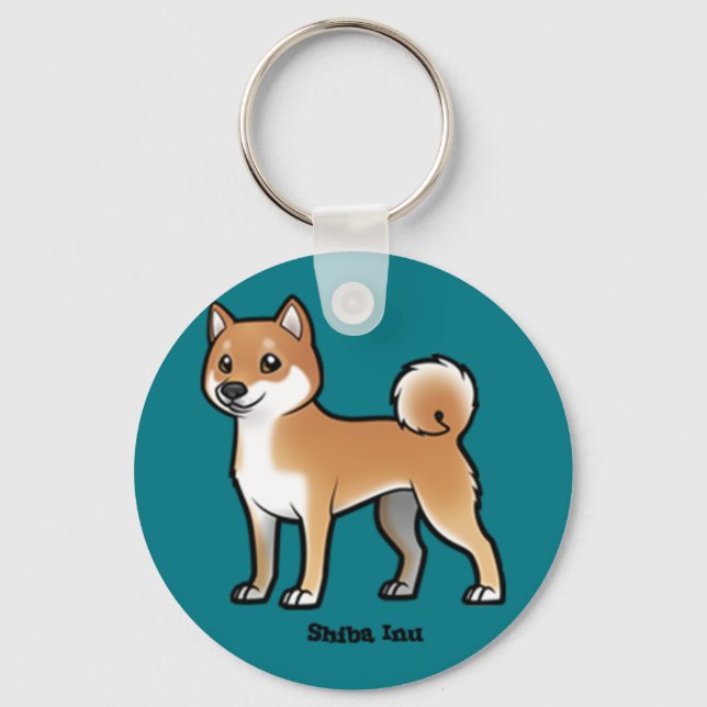 shiba inu key ring (Front)