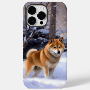 Shiba Inu Let It Snow Christmas  Case-Mate iPhone 14 Pro Max Case