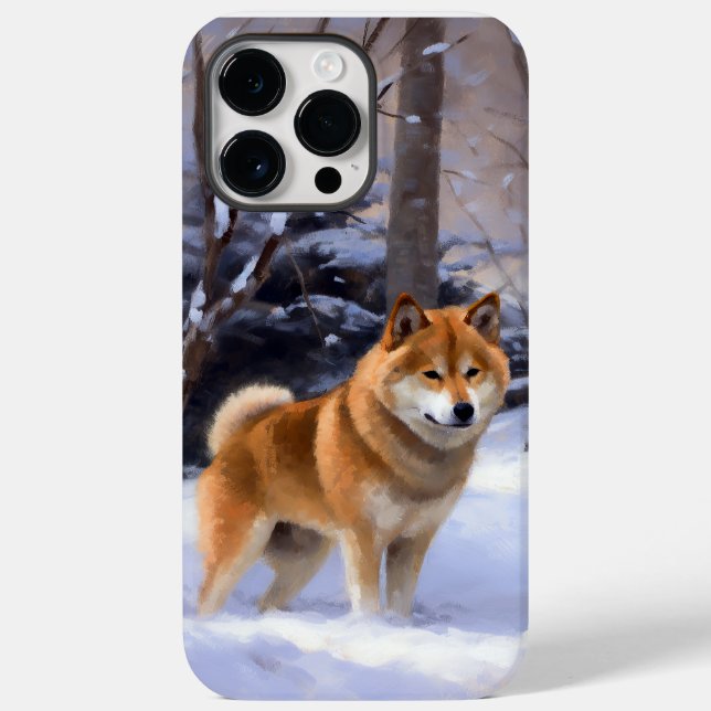 Shiba Inu Let It Snow Christmas  Case-Mate iPhone Case (Back)
