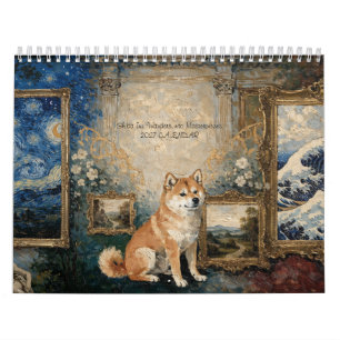 Shiba Inu Lost in Masterpieces 2027 Calendar