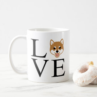 Shiba Inu Love Coffee Mug