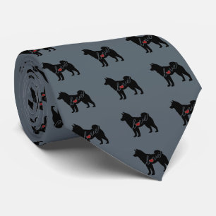 Shiba Inu Love Tie