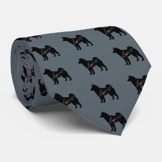 Shiba Inu Love Tie