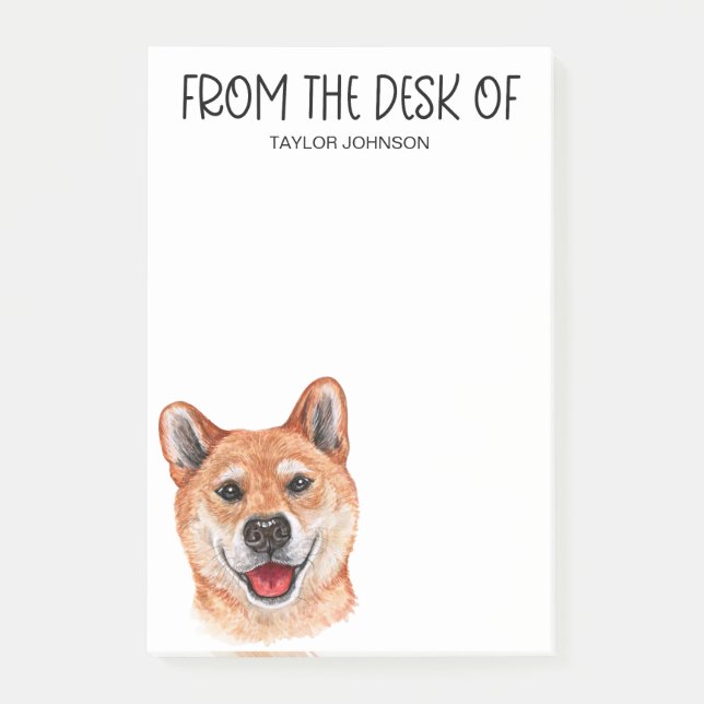 Shiba Inu Lover Post-it Notes (Front)