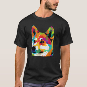 Shiba Inu Lovers Pop Art Shiba Inu Mom  T-Shirt