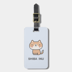 Shiba Inu Luggage Tag