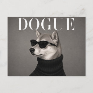 Shiba Inu Luxury Hound Haute Postcard