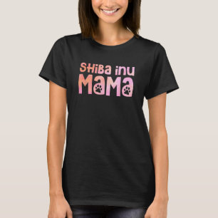 Shiba Inu Mama Dog Mum Vintage Shiba Inu Dog T-Shirt