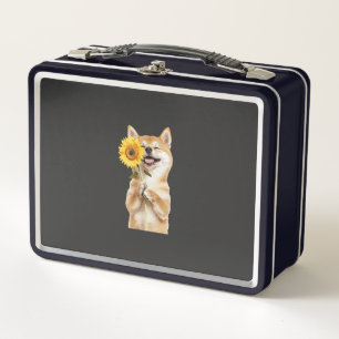 Shiba Inu Metal Lunch Box