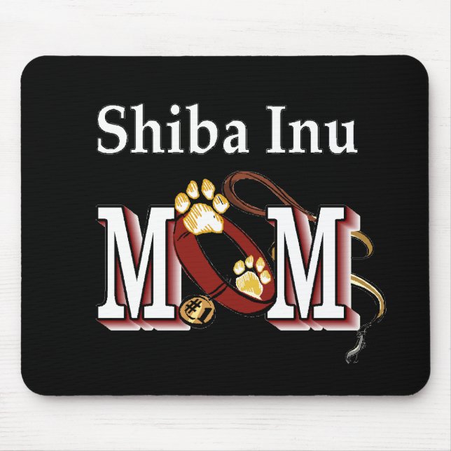 Shiba Inu MOM Gifts Mouse Mat (Front)