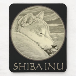 Shiba Inu Mousepad Gifts Ancient Wolf Dogs Gifts
