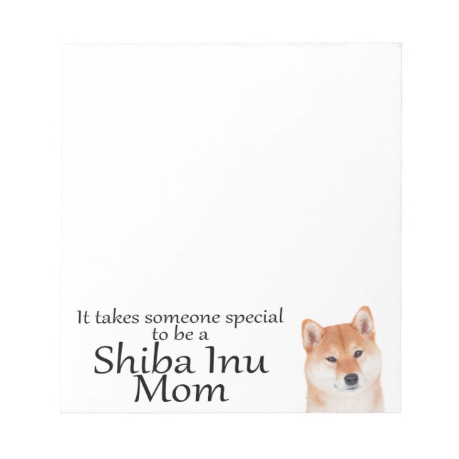Shiba Inu Mum Notepad (Front)