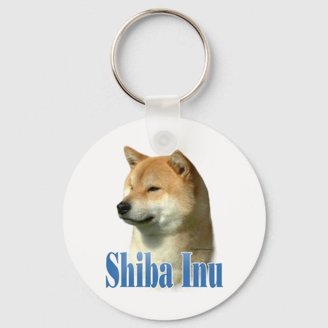Shiba Inu Name Key Ring (Front)