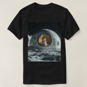 Shiba Inu on The Moon T-Shirt