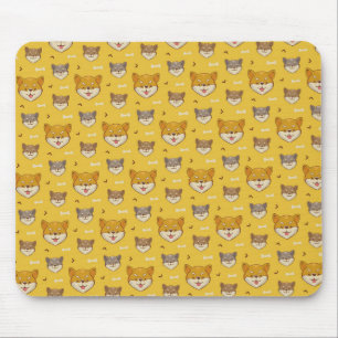 Shiba Inu Pattern Mouse Mat