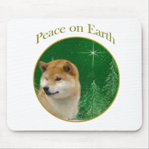 Shiba Inu Peace Mouse Mat