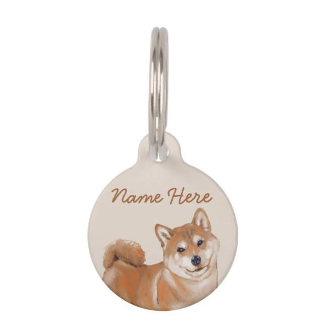 Shiba Inu Pet Tag (Front)