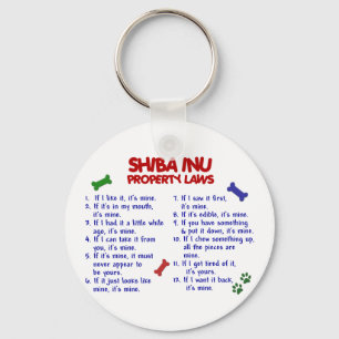 SHIBA INU Property Laws 2 Key Ring