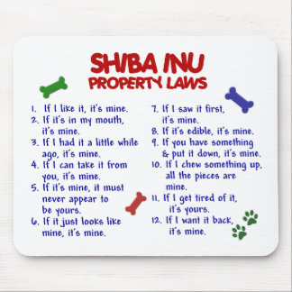 SHIBA INU Property Laws 2 Mouse Mat