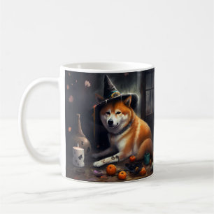 Shiba Inu Pumpkins Halloween Scary Coffee Mug