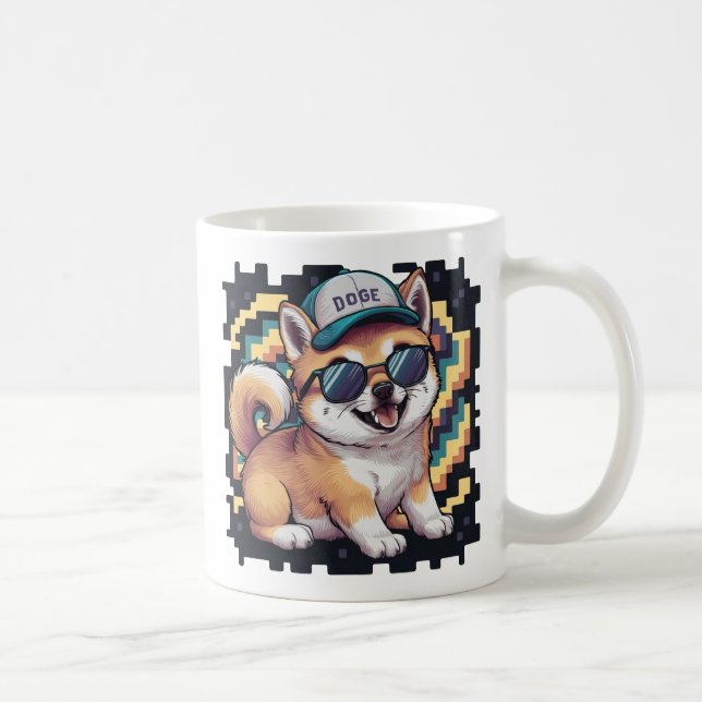 Shiba Inu Puppy Dog Coffee Mug (Right)
