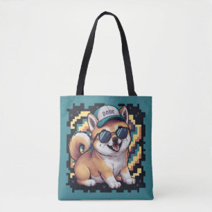 Shiba Inu Puppy Dog Tote Bag