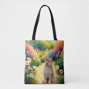 Shiba Inu Puppy Tote Bag
