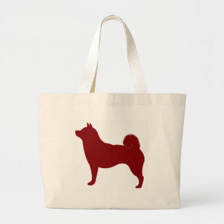 Shiba Inu (Red) Large Tote Bag