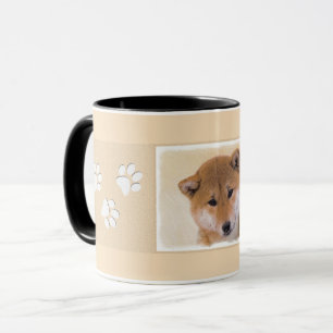 Shiba Inu (Red) Painting - Original Dog Art Mug