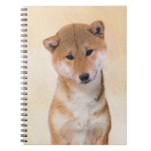 Shiba Inu (Red) Painting - Original Dog Art Notebook
