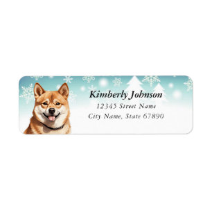 Shiba Inu Return Address Labels