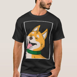 Shiba Inu Selfie Animal Selfportrait Dog Lover Gif T-Shirt