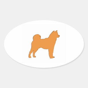 Shiba Inu silo colour.png Oval Sticker