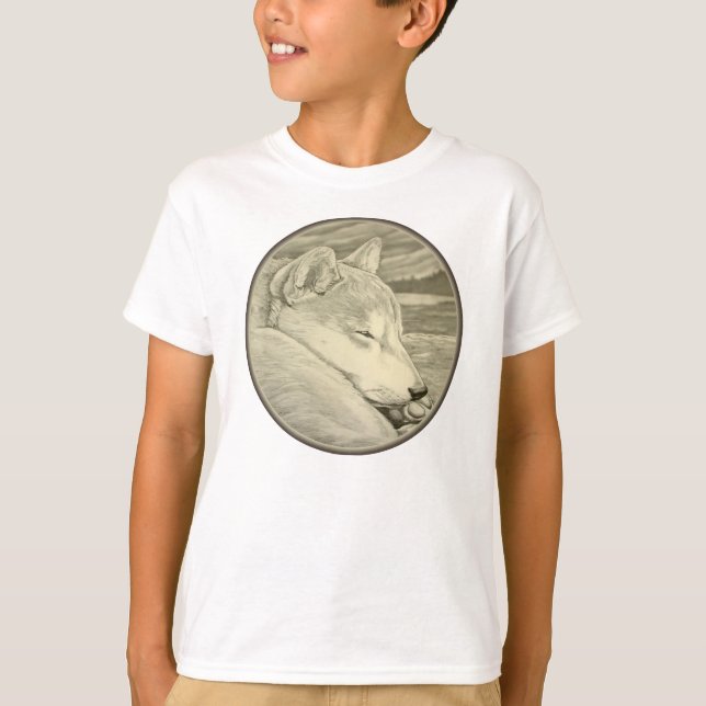 Shiba Inu Sweatshirts Kid's Dog Lover Shirts (Front)