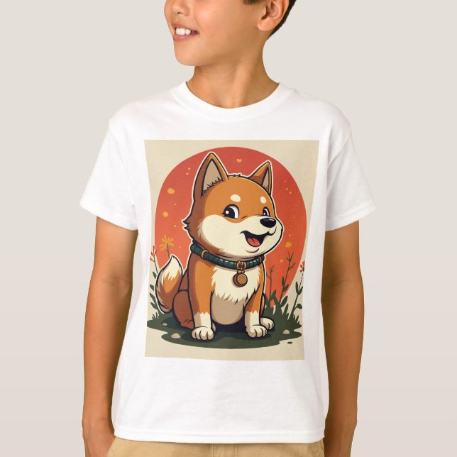 Shiba-inu T shirt (Front)