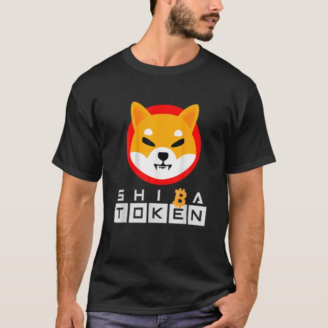 Shiba Inu Token Crypto Coin Cryptocurrency T-Shirt (Front)