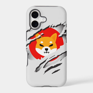Shiba Inu Torn Image w/ Logo Reveal Underneath  