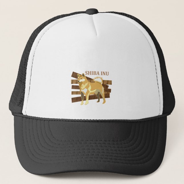 SHIBA INU TRUCKER HAT (Front)