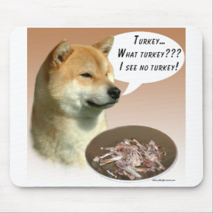 Shiba Inu Turkey Mouse Mat